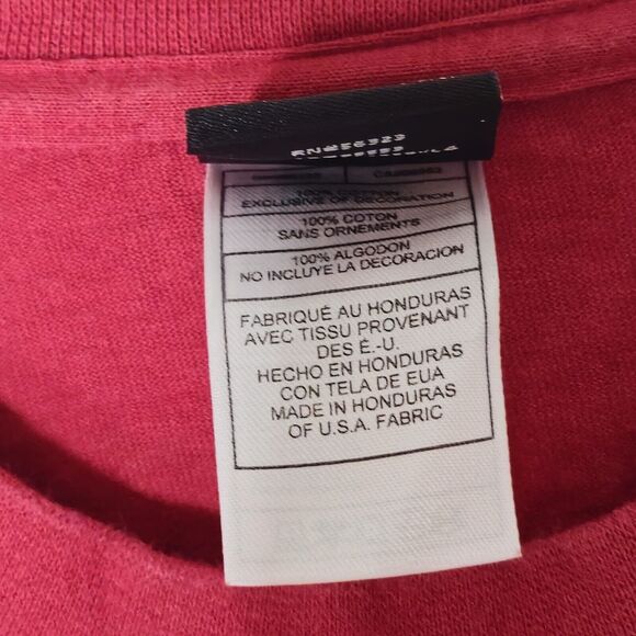 Air Jordan Spell Out Jumpman Red T-Shirt Men's Large Red Puff Print Michael - Picture 5 of 7